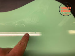 2019 Fender American AVRI ’62 Thin Skin Jazzmaster – Surf Green, Matching Headstock