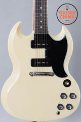 2022 Gibson Custom Shop “CME Spec” ‘63 SG Special Reissue Lightening Bar Polaris White VOS