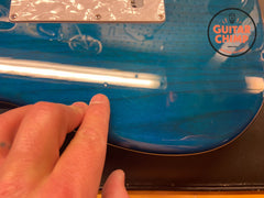 2024 Fender Japan Hybrid II Stratocaster QMT – Aquamarine, Excellent w/ Gig Bag