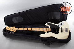 2004 Fender Japan JB75-90US ’75 Reissue Jazz Bass Vintage White CIJ Off-Catalog w/ USA Pickups | Excellent