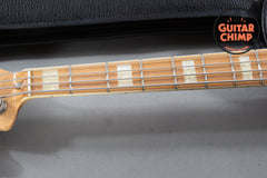 1997 Fender Japan JB75-90US ’75 Reissue Jazz Bass Natural CIJ w/ USA Pickups | Bound Maple Neck | Gig Bag