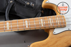 1997 Fender Japan JB75-90US ’75 Reissue Jazz Bass Natural CIJ w/ USA Pickups | Bound Maple Neck | Gig Bag
