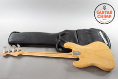 1997 Fender Japan JB75-90US ’75 Reissue Jazz Bass Natural CIJ w/ USA Pickups | Bound Maple Neck | Gig Bag