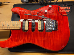 2020 Fender Michiya Haruhata Stratocaster Trans Pink w/ Gig Bag – DiMarzio HSH, Made in Japan