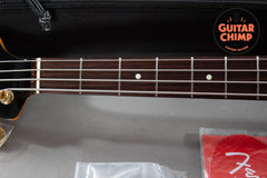 2018 Fender Japan Traditional 60s Precision Bass Midnight MIJ Matching Headstock Gold Hardware | Very Good | Gig Bag
