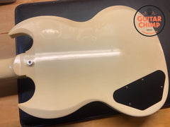 2022 Gibson Custom Shop “CME Spec” ‘63 SG Special Reissue Lightening Bar Polaris White VOS