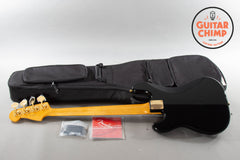 2018 Fender Japan Traditional 60s Precision Bass Midnight MIJ Matching Headstock Gold Hardware | Very Good | Gig Bag