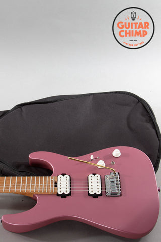 2019 Charvel Pro-Mod DK24 HH 2PT CM Satin Burgundy Mist | Seymour Duncan Pickups | Excellent | Gig Bag