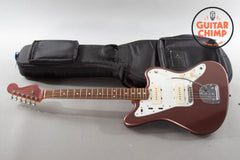 1999 Fender Japan JM66-RC Jazzmaster ’62 Reissue Burgundy Mist Metallic Matching Headstock | CIJ Limited Run | Rare Color