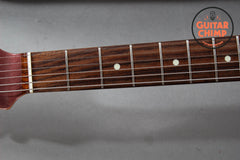 1999 Fender Japan JM66-RC Jazzmaster ’62 Reissue Burgundy Mist Metallic Matching Headstock | CIJ Limited Run | Rare Color