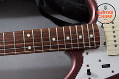 1999 Fender Japan JM66-RC Jazzmaster ’62 Reissue Burgundy Mist Metallic Matching Headstock | CIJ Limited Run | Rare Color