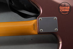 1999 Fender Japan JM66-RC Jazzmaster ’62 Reissue Burgundy Mist Metallic Matching Headstock | CIJ Limited Run | Rare Color