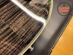 1997 Gibson Custom Shop Les Paul Custom Florentine Trans Black Flame Top