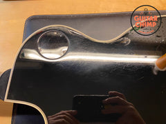 1997 Gibson Custom Shop Les Paul Custom Florentine Trans Black Flame Top