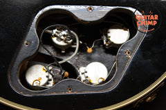 1997 Gibson Custom Shop Les Paul Custom Florentine Trans Black Flame Top