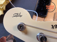 2006 Fender Aerodyne Jazz Bass – Rare 32" Medium Scale – Olympic White (Japan)