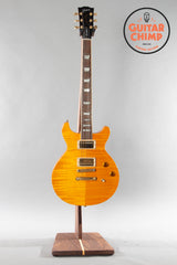 2001 Gibson Les Paul Standard Double Cutaway Plus Trans Amber