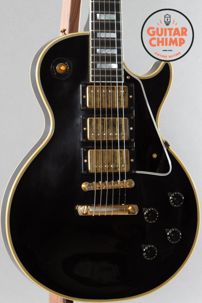 2019 Gibson Custom Shop Historic 3-Pickup '57 Reissue Les Paul Custom Black Beauty