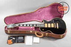 2019 Gibson Custom Shop Historic 3-Pickup '57 Reissue Les Paul Custom Black Beauty