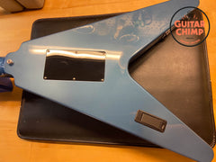 2023 Gibson Custom Shop Richie Faulkner Signature Flying V Custom Pelham Blue