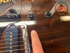 2025 Gibson Exclusive Les Paul Junior Double Cutaway – Dark Walnut | Original Hard-Shell Case | Very Good Condition