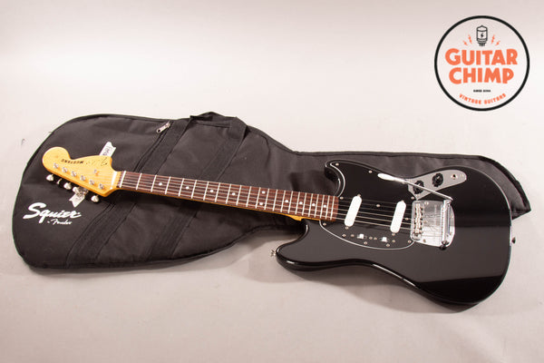 2012 Fender Japan MG69 '69 Reissue Mustang Black | Guitar Chimp