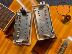 2001 Gibson Les Paul Standard Double Cutaway Plus Trans Amber