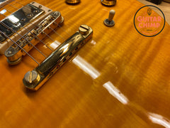 2001 Gibson Les Paul Standard Double Cutaway Plus Trans Amber