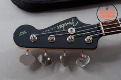 2019 Fender Japan Aerodyne II Jazz Bass Gun Metal Blue w/ Matching Headstock MIJ