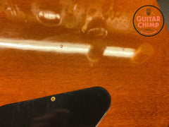 2001 Gibson Les Paul Standard Double Cutaway Plus Trans Amber