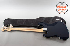 2019 Fender Japan Aerodyne II Jazz Bass Gun Metal Blue w/ Matching Headstock MIJ