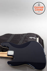 2019 Fender Japan Aerodyne II Jazz Bass Gun Metal Blue w/ Matching Headstock MIJ