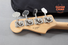 2019 Fender Japan Aerodyne II Jazz Bass Gun Metal Blue w/ Matching Headstock MIJ