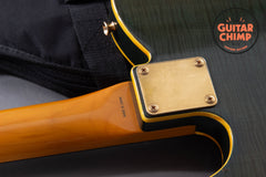 1986 Fender Japan TL62-77G Telecaster Custom ’62 Vintage Reissue — Rare Green Flame Top MIJ