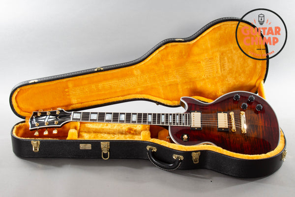 2022 Gibson Custom Shop Les Paul Custom Axcess Bengal Burst – 70th