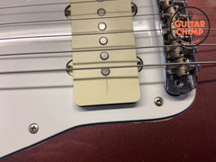 1999 Fender Japan JM66-RC Jazzmaster ’62 Reissue Burgundy Mist Metallic Matching Headstock | CIJ Limited Run | Rare Color