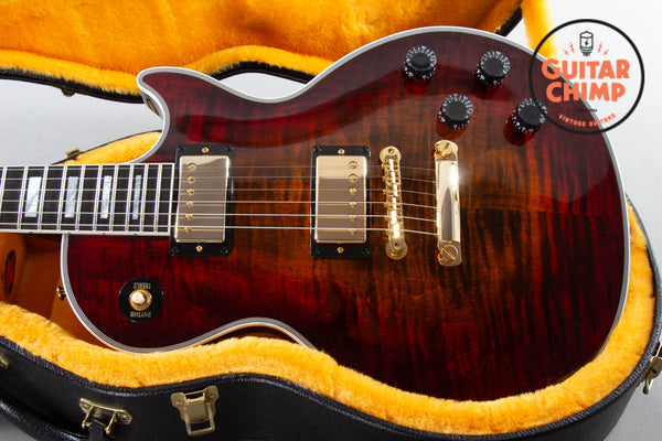 2022 Gibson Custom Shop Les Paul Custom Axcess Bengal Burst – 70th