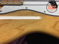 1997 Fender Japan JB75-90US ’75 Reissue Jazz Bass Natural CIJ w/ USA Pickups | Bound Maple Neck | Gig Bag