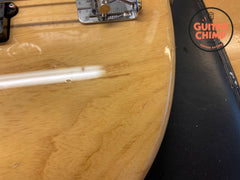 1997 Fender Japan JB75-90US ’75 Reissue Jazz Bass Natural CIJ w/ USA Pickups | Bound Maple Neck | Gig Bag