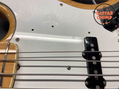 1997 Fender Japan JB75-90US ’75 Reissue Jazz Bass Natural CIJ w/ USA Pickups | Bound Maple Neck | Gig Bag