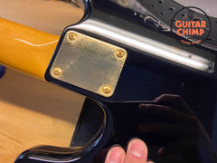 2018 Fender Japan Traditional 60s Precision Bass Midnight MIJ Matching Headstock Gold Hardware | Very Good | Gig Bag