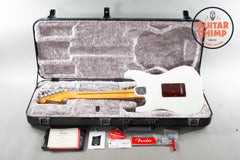 2022 Fender American Ultra Stratocaster – Arctic Pearl | OHSC + COA | Excellent