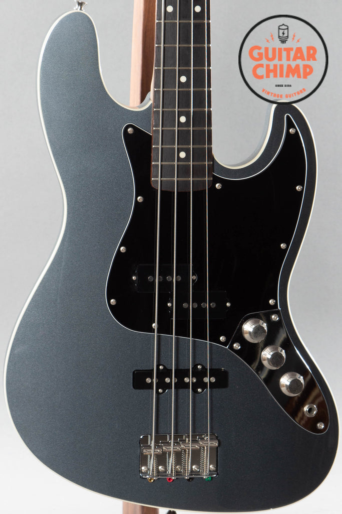 2015 Fender Aerodyne Jazz Bass AJB-58 Dolphin Gray