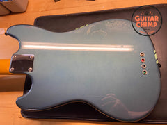 2010 Fender Japan Mustang Bass MB98-75CO OLB Competition Old Lake Placid Blue