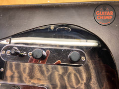 2020 Fender American QMT Telecaster with Pale Moon Ebony Fretboard Transparent Black