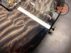 2020 Fender American QMT Telecaster with Pale Moon Ebony Fretboard Transparent Black