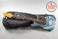 2010 Fender Japan Mustang Bass MB98-75CO OLB Competition Old Lake Placid Blue