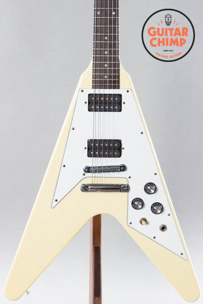 1989 Gibson Flying V '67 Reissue Classic White | Guitar Chimp