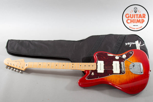 2024 Fender MIJ Hybrid II Jazzmaster Maple Flame Sunset Orange w