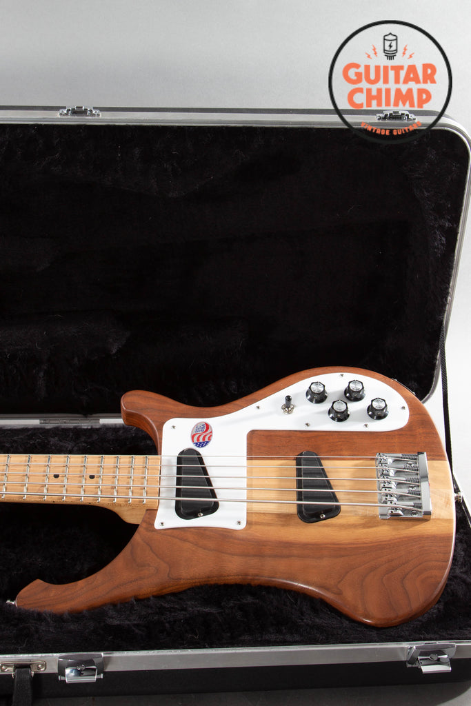 2020 Rickenbacker 4003S/5W Walnut 5-String Bass – All Original, Excellent w/ OHSC